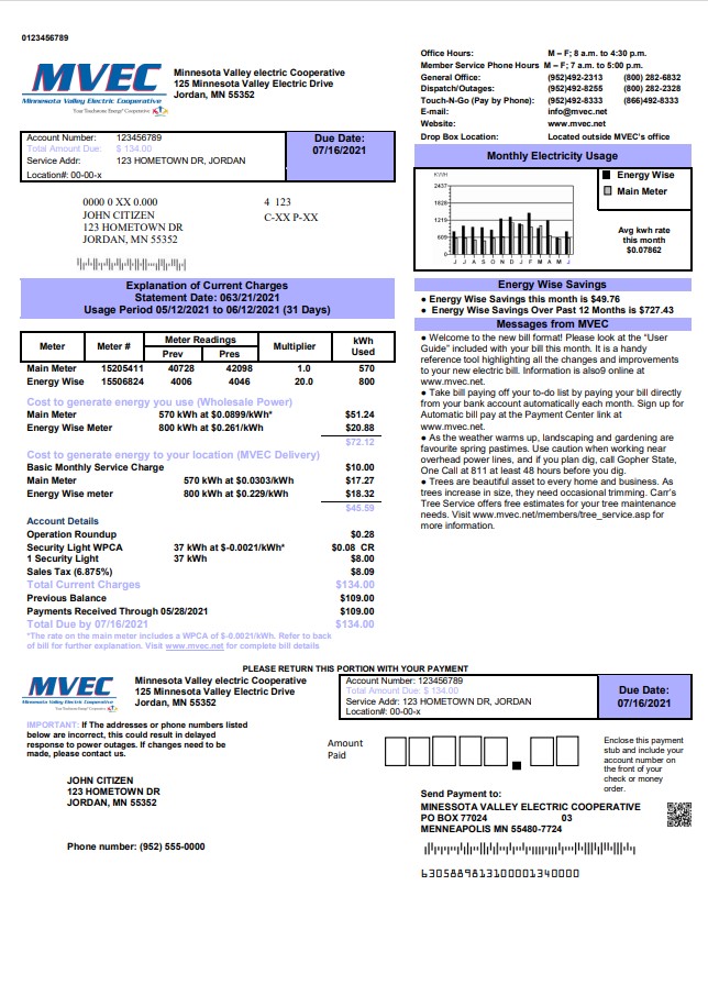  Minol USA business utility bill 